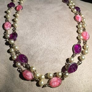 1960’s customs jewelry. Long necklace